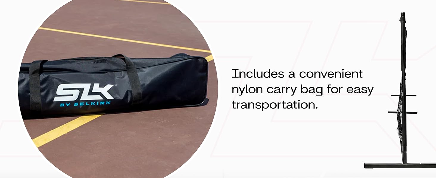 Includes a convenient nylon carry bag for easy transportation.