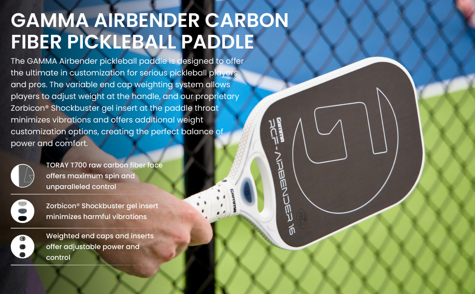 Airbender w/ paddle accessories (shockbuster and weighted end caps)