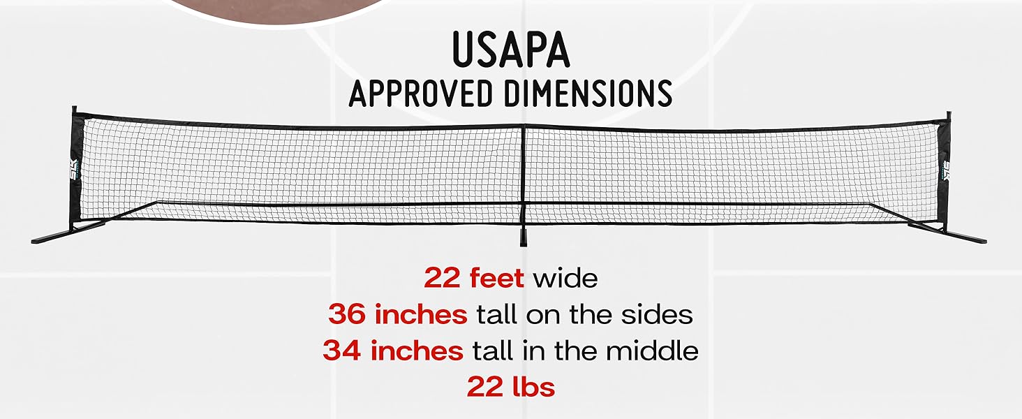 USAPA approved dimensions