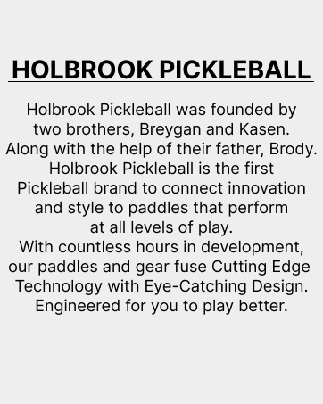 holbrook pickleball, pickelball paddles, pickle ball, carbn pickleball paddle