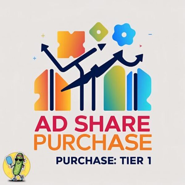 The Dink Den: AdShare Purchase Tier 1