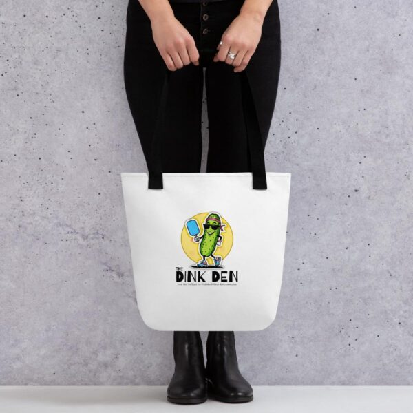 The Dink Den Logo Tote Bag Colored Strap - Image 23