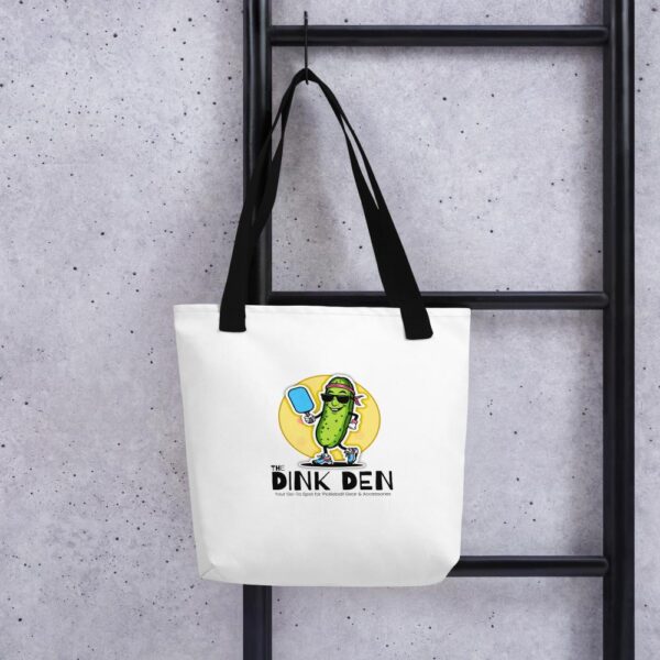 The Dink Den Logo Tote Bag Colored Strap - Image 22
