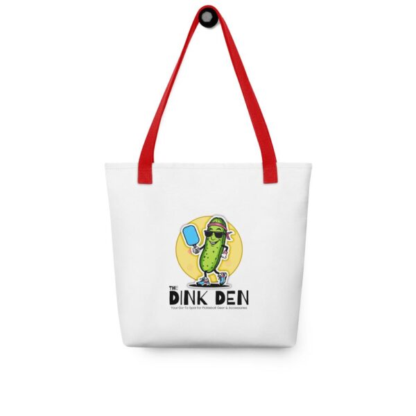 The Dink Den Logo Tote Bag Colored Strap - Image 16