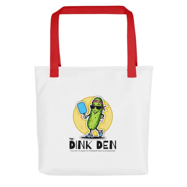The Dink Den Logo Tote Bag Colored Strap - Image 13