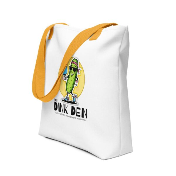 The Dink Den Logo Tote Bag Colored Strap - Image 8