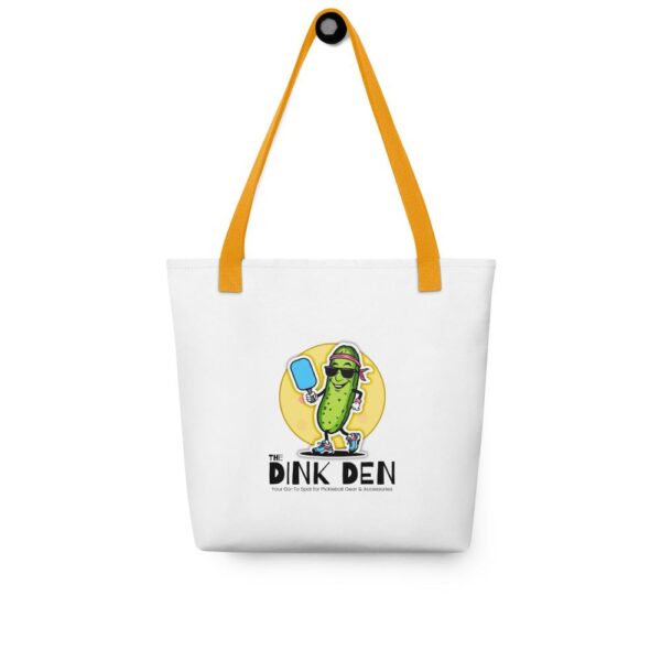 The Dink Den Logo Tote Bag Colored Strap - Image 9