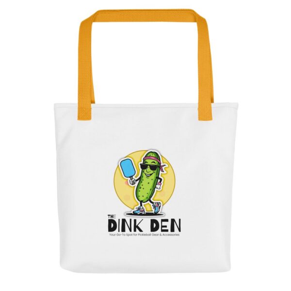 The Dink Den Logo Tote Bag Colored Strap - Image 5