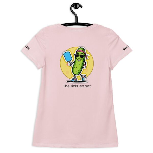 The Dink Den Logo Women's Athletic T-Shirt - Image 8