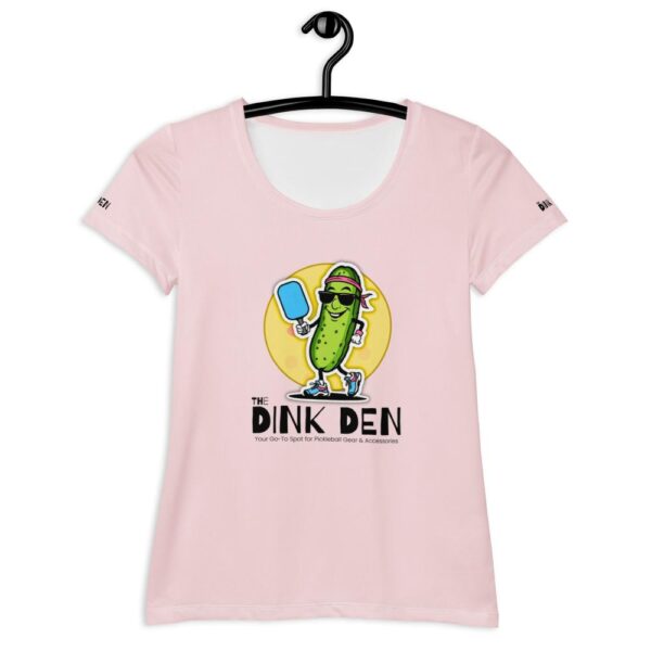 The Dink Den Logo Women's Athletic T-Shirt - Image 4