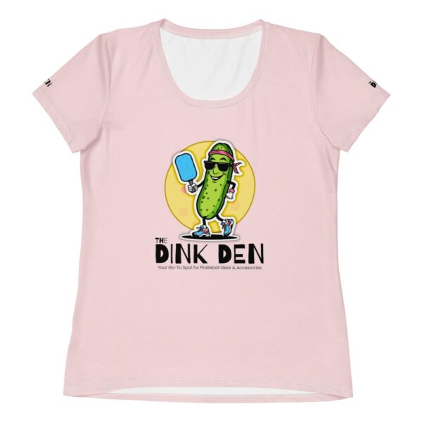 The Dink Den Logo Women's Athletic T-Shirt - Image 12