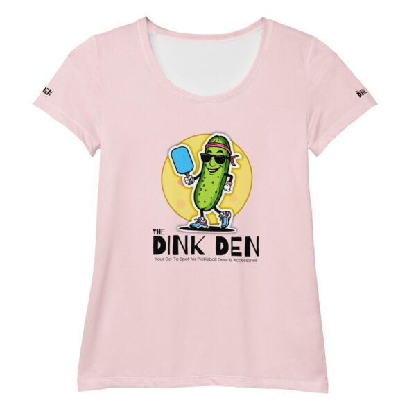 The Dink Den Logo Women's Athletic T-Shirt - Image 6