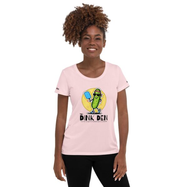 The Dink Den Logo Women's Athletic T-Shirt - Image 5