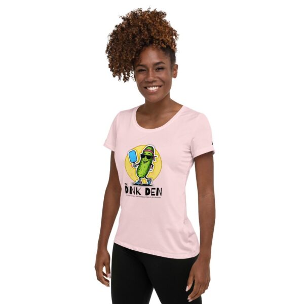 The Dink Den Logo Women's Athletic T-Shirt - Image 15