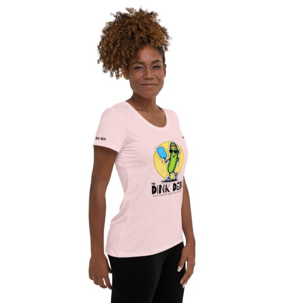 The Dink Den Logo Women's Athletic T-Shirt - Image 17