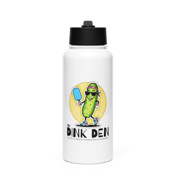 The Dink Den Logo Stainless Steel Water Bottle - Image 21