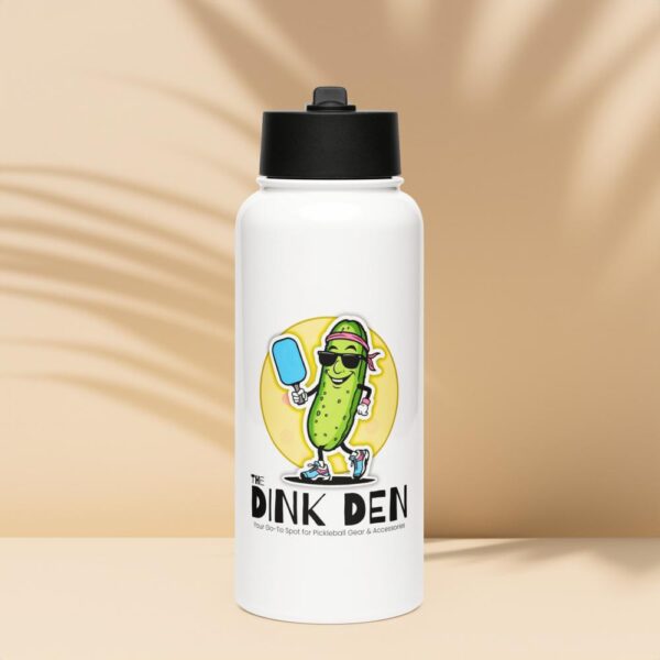The Dink Den Logo Stainless Steel Water Bottle - Image 20