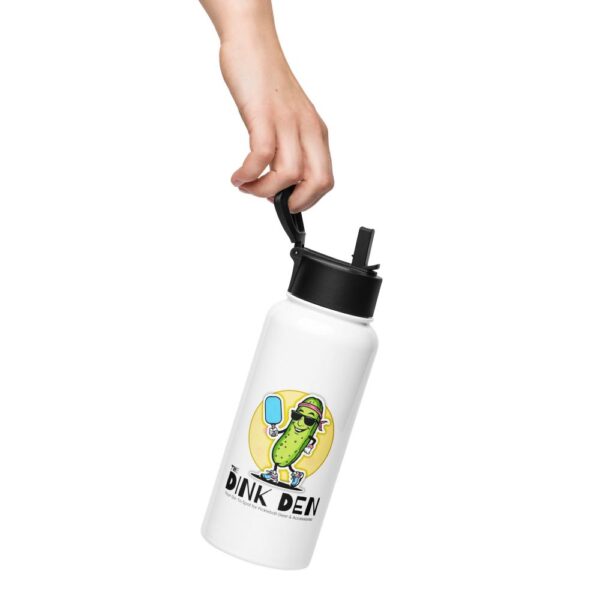 The Dink Den Logo Stainless Steel Water Bottle - Image 16