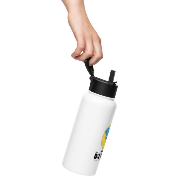 The Dink Den Logo Stainless Steel Water Bottle - Image 3