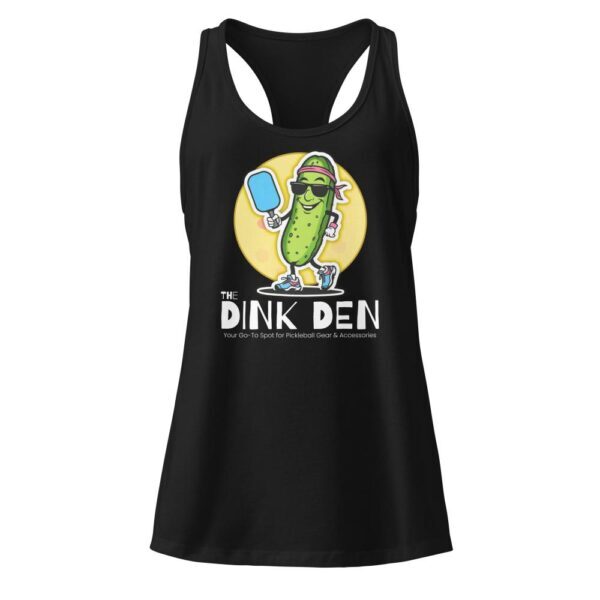 The Dink Den Logo Women's Ideal Racerback Tank Top