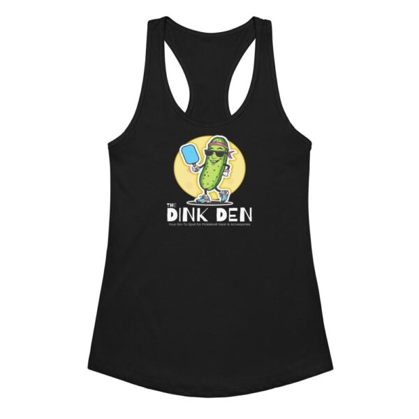 The Dink Den Logo Women's Ideal Racerback Tank Top - Image 17