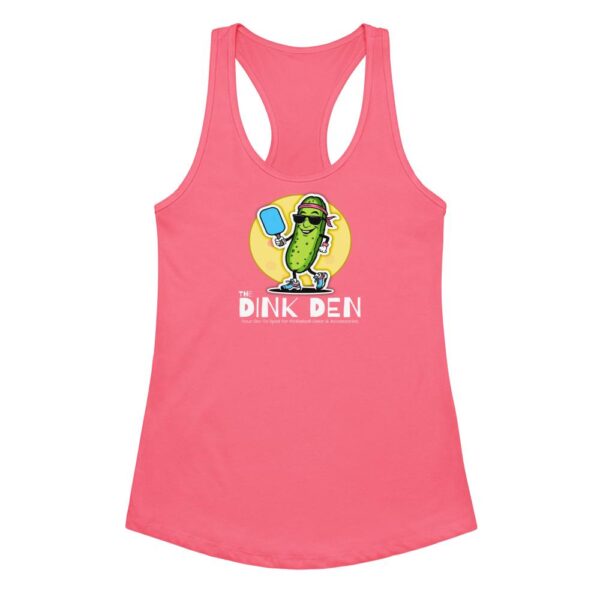 The Dink Den Logo Women's Ideal Racerback Tank Top - Image 11