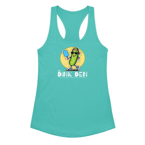 The Dink Den Logo Women's Ideal Racerback Tank Top - Image 5