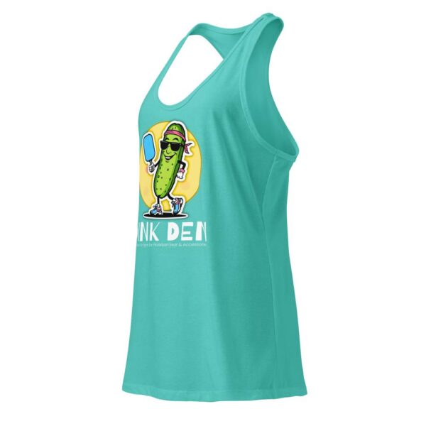 The Dink Den Logo Women's Ideal Racerback Tank Top - Image 4